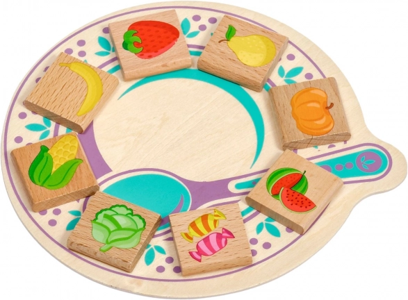 Fun sorting of edible and inedible items