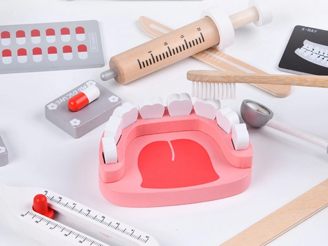 Wooden Little Dentist Set