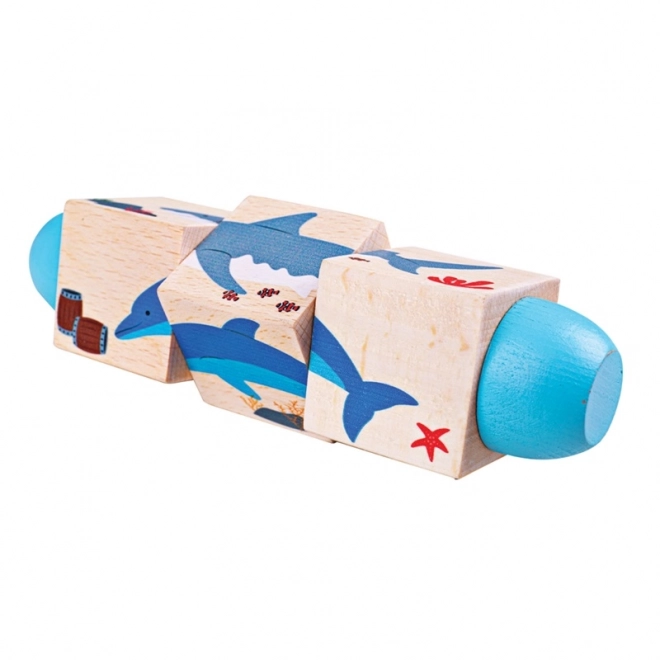 Bigjigs Toys Motor Skills Ocean Life Roller