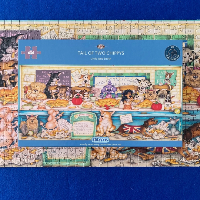 Gibsons panoramic puzzle mischievous duo tails