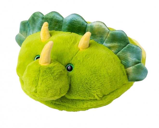 Cozy dinosaur plush warmer slipper