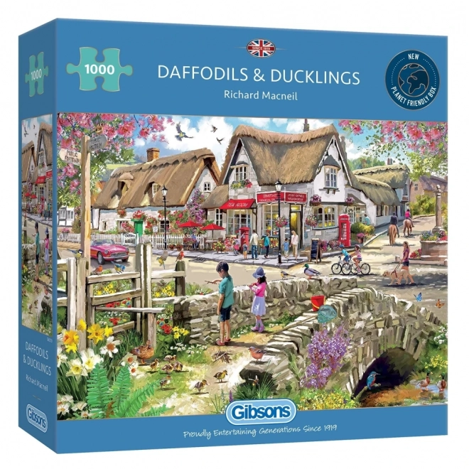 Gibsons Puzzle Narcissus and Ducklings 1000 Pieces