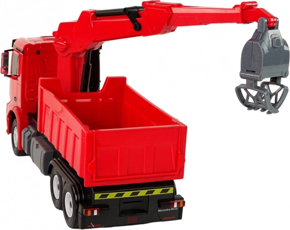 Functional crane with rotating grabber