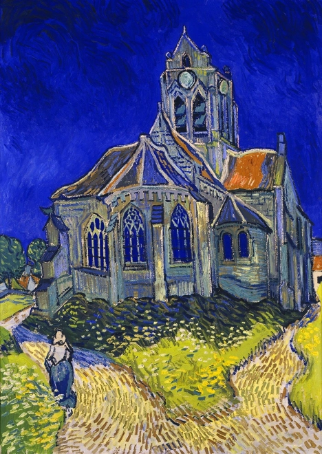 Enjoy Puzzle Vincent van Gogh: Church at Auvers-sur-Oise 1000 Pieces