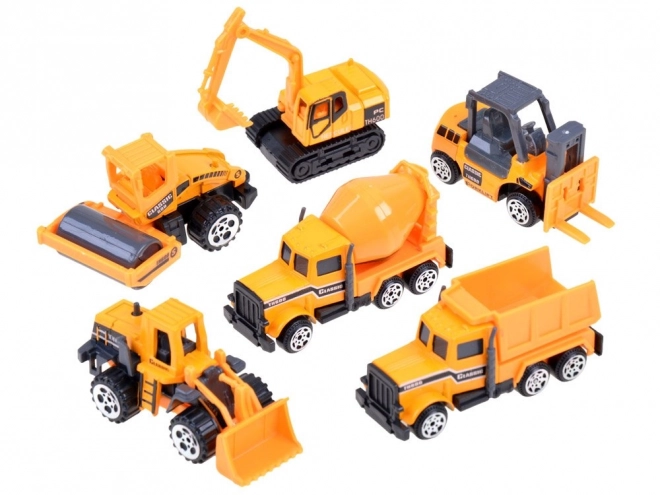 set of 6 metal construction vehicles – construction