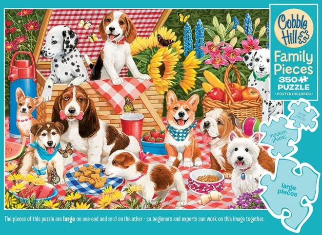 Family Picnic Party Puzzle 350 Pieces