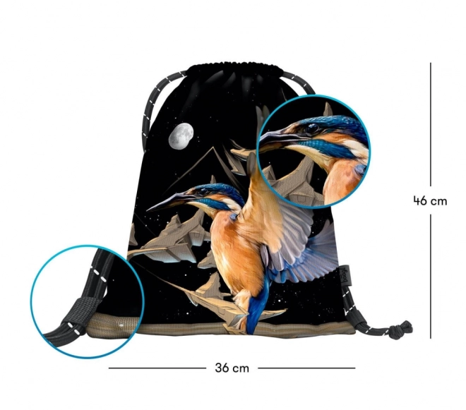 Baagl Drawstring Bag Kingfisher