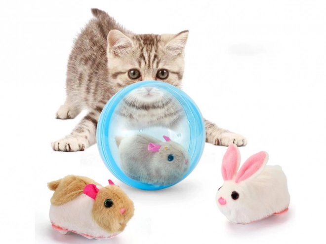 Interactive Hamster Toy in Ball