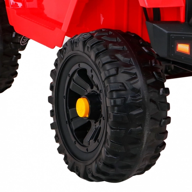 Autíčko Jeep Dark Night na akumulátor pre deti Čierne – Červené