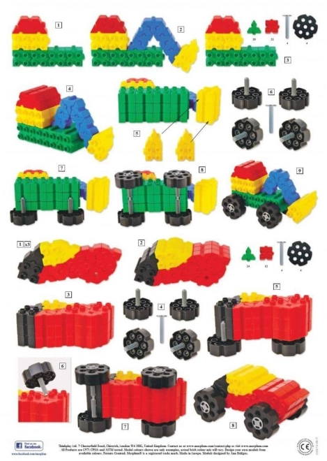 Mini Construction Set Vehicles Building Blocks