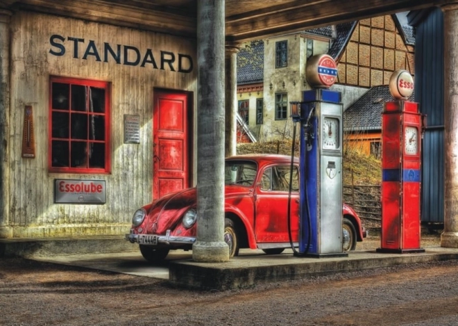 Art Puzzle Wooden Puzzle Gas Station 1000 Pieces