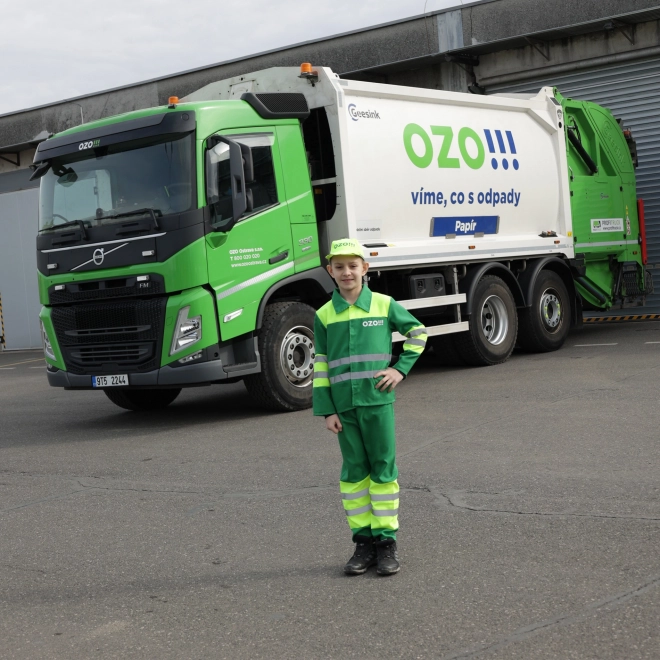 Children's Garbage Collector Costume