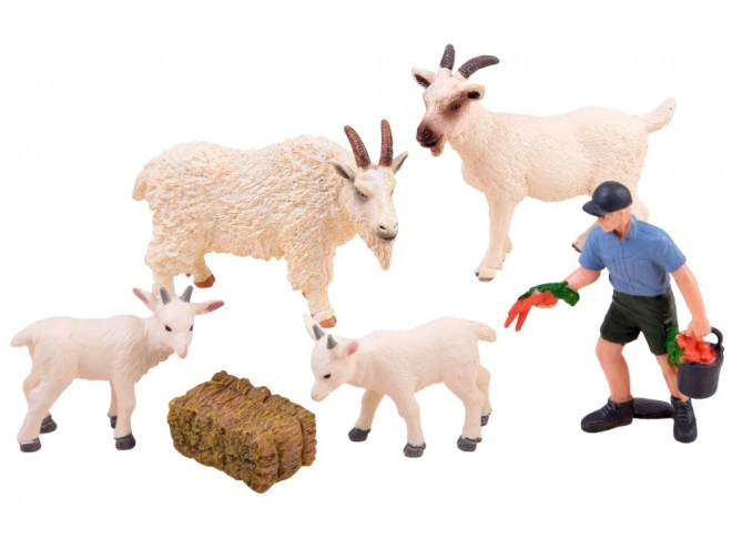 Animal Farm Set with Donkey Figures 4 Pieces – A