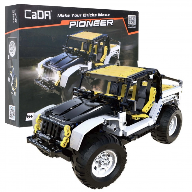 Technical Building Blocks Cada Remote Control Pioneer Off-Road Vehicle