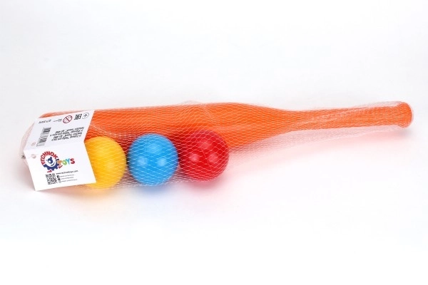 Plastic Baseball Bat with Balls Set