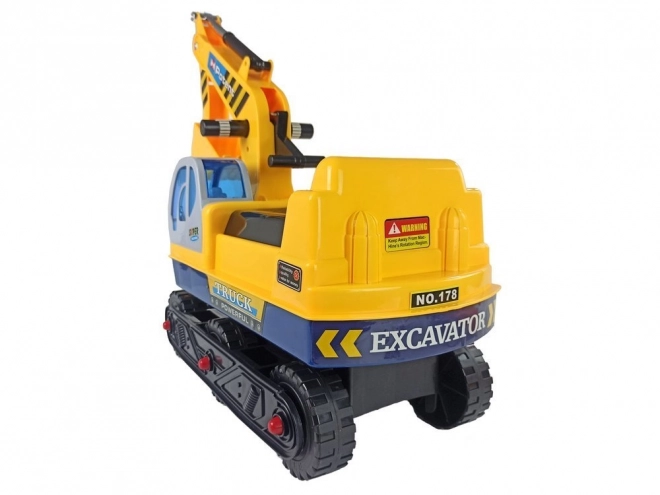 Ride-on Excavator with Moving Arm