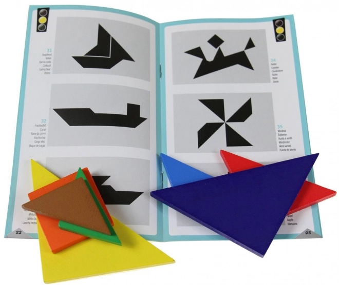 Schmidt Tangram Puzzles for Kids in Tin Box