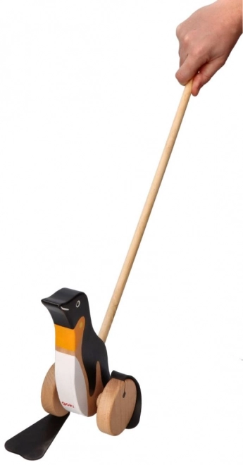 Goki Holz Ziehspielzeug Pinguin