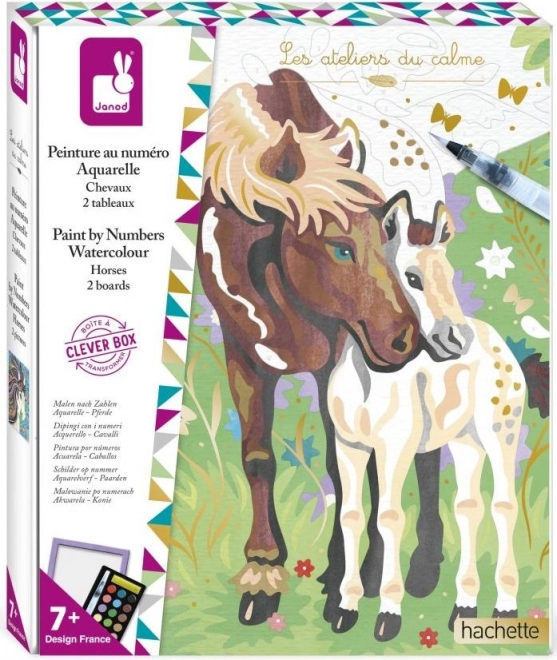 Paint By Numbers: Horses