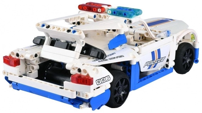 Remote Control Police Car Building Set