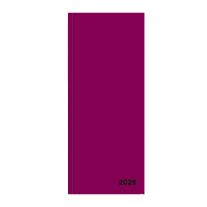 Diary Monthly Planner 2025 Verde Burgundy