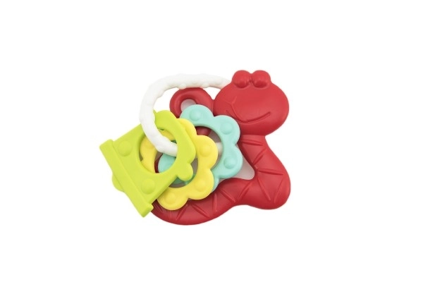 Rubber Teether with Charms