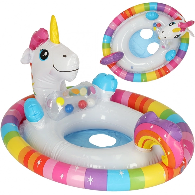 Unicorn Inflatable Swim Ring for Kids