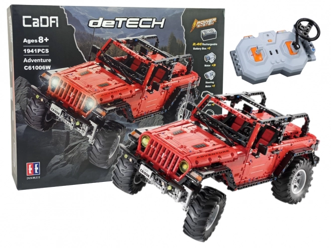 Remote Controlled Terrain Vehicle Building Blocks Set