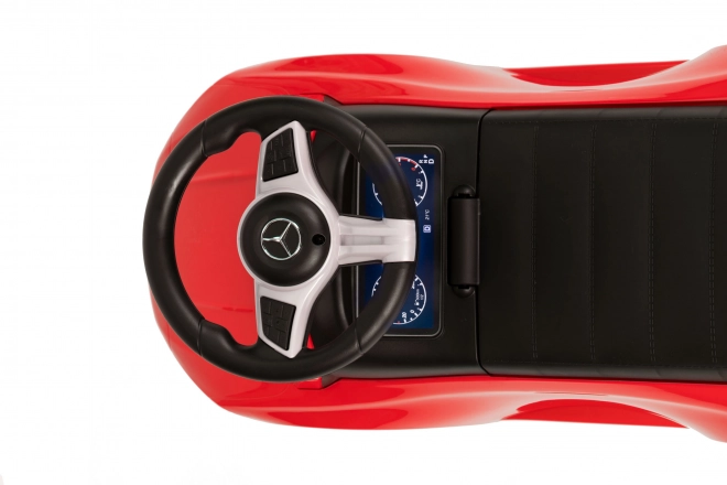 Red Mercedes Ride-On Car with Interactive Steering Wheel Sounds