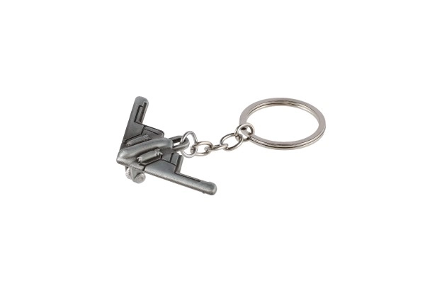 Airplane Metal Keychain