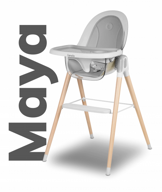 Lionelo Maya 2-in-1 High Chair White