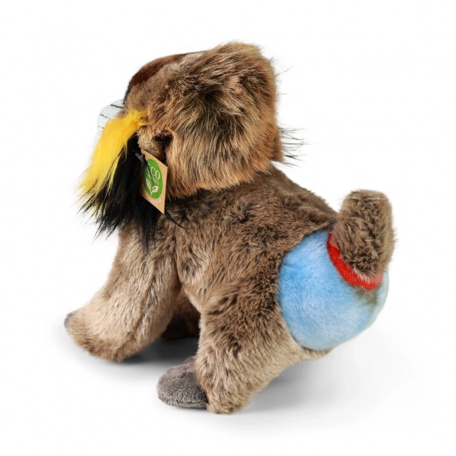 Plush Monkey Mandrill 28 cm Eco-Friendly