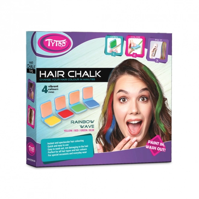 Rainbow Hair Chalk Set