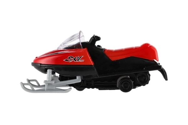 Snowmobile Toy with Pull-Back Action