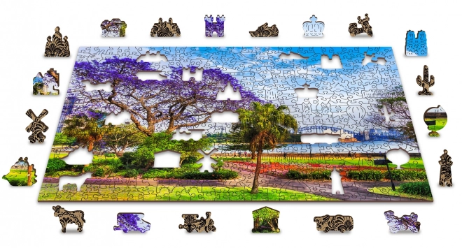 Wooden Puzzle Spring in Sydney 2-in-1