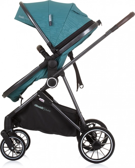 Chipolino Aura 2-in-1 Stroller Teal