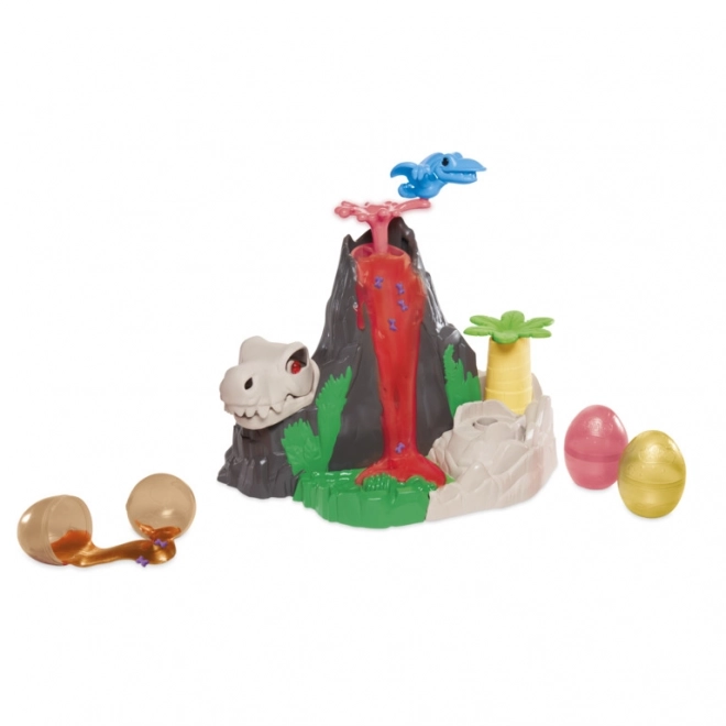 Play-Doh Dinosaur Island Lava Volcano Slime Playset