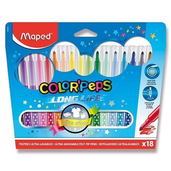 Long Life Color'Peps Markers Set