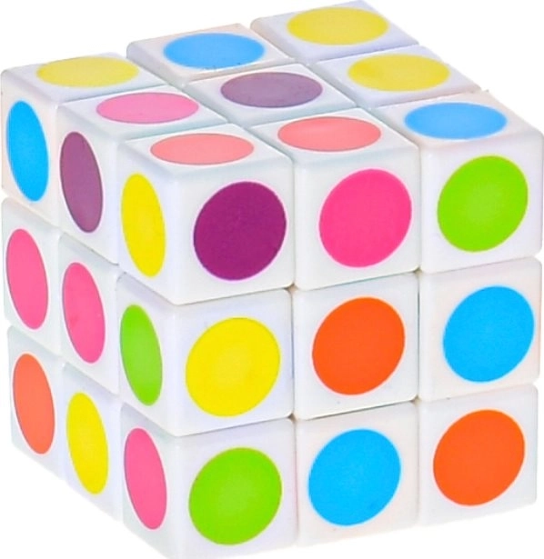 Playful colorful dots for easy orientation