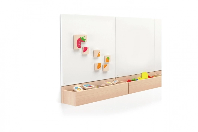 Wooden Magnetic Fruit Puzzle