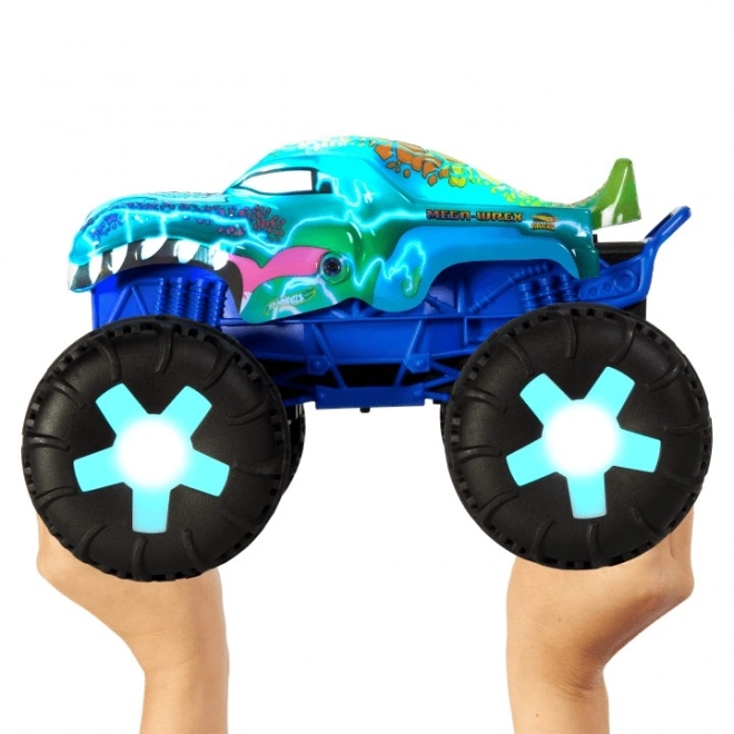 Hot Wheels Monster Trucks Mega-Wrex Remote Control with Lights & Sound