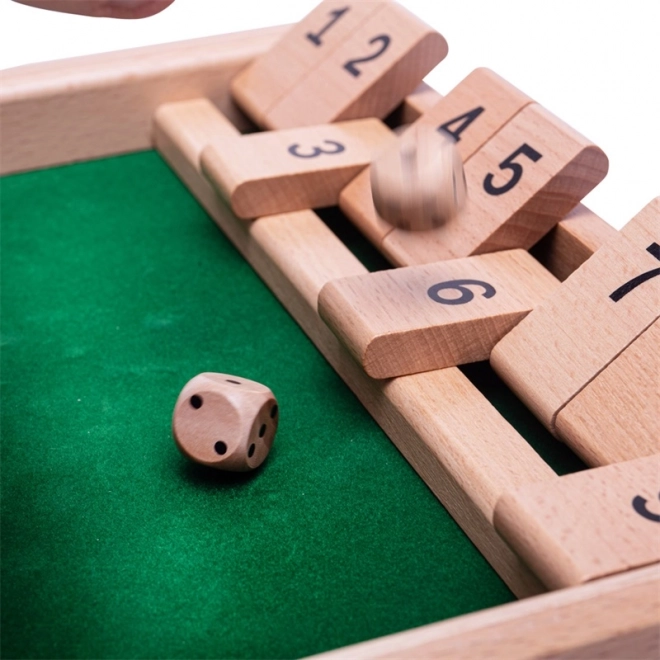 Wooden Shut the Box Game by Bigjigs Toys