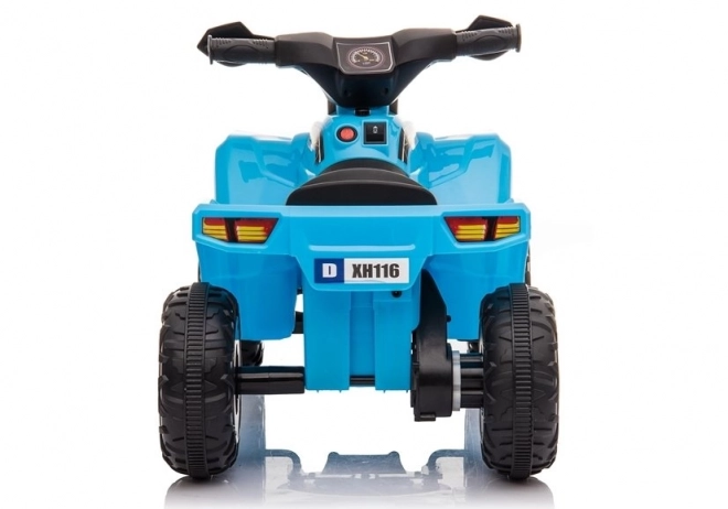 Blue Battery-Powered Quad Bike