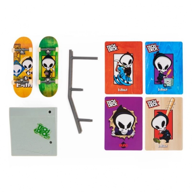 Tech Deck Fingerboard Double Pack with Obstacle