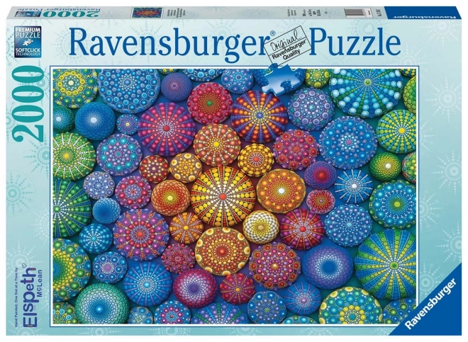 Ravensburger Radiating Rainbow Mandalas Puzzle 2000 Pieces