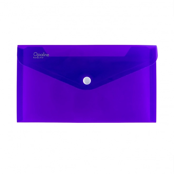 Letter Envelope with Snap Closure Purple