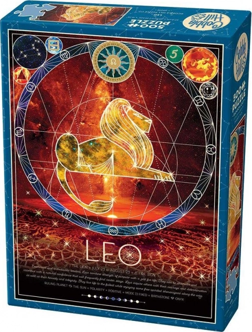 Cobble Hill Zodiac Sign Puzzle Leo 500 Pieces