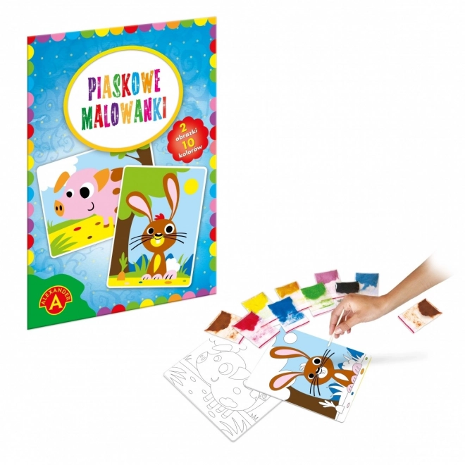 Sand Painting Set - Pig and Rabbit