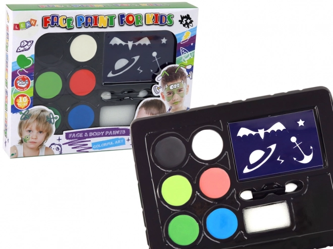 Face Painting Kit for Kids with Stencils