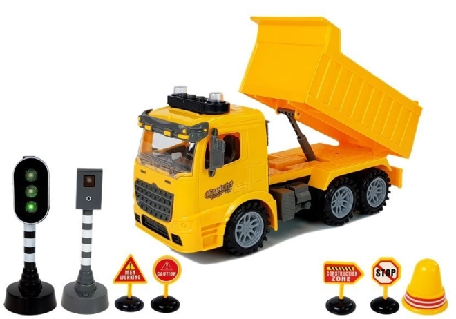 Camion da cantiere realistico